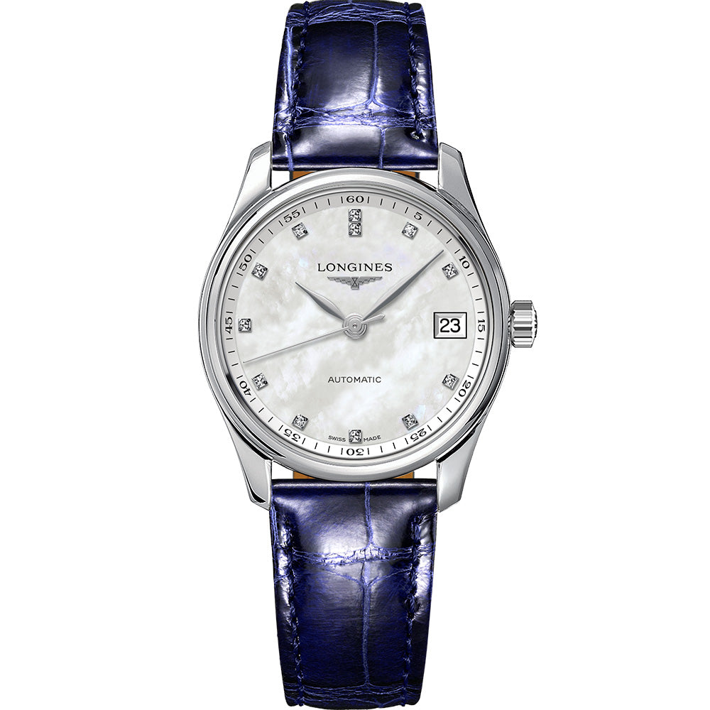 Longines Master Collection Automatic Blue Leather L23574870 34mm