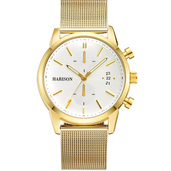 Harison Gold Watch *Imitation Sub Dial Dates