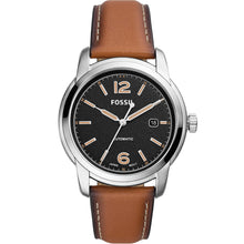 Load image into Gallery viewer, Fossil ME3233 Heritage Brown Leather Mens Watch