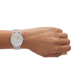 Armani Exchange AX5583 Lola Silver Tone Mesh Womens Watch