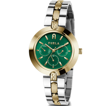 Furla WW00030008L4 Logo Link Two Tone Womens Watch