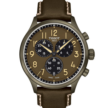 Tissot Chrono XL T1166173609200 Brown Leather 45mm