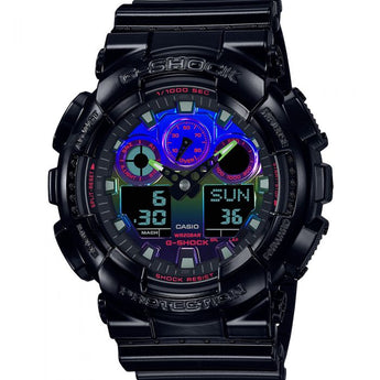 G-Shock GA100RGB-1 Garish Rainbow Gamers Mens Watch