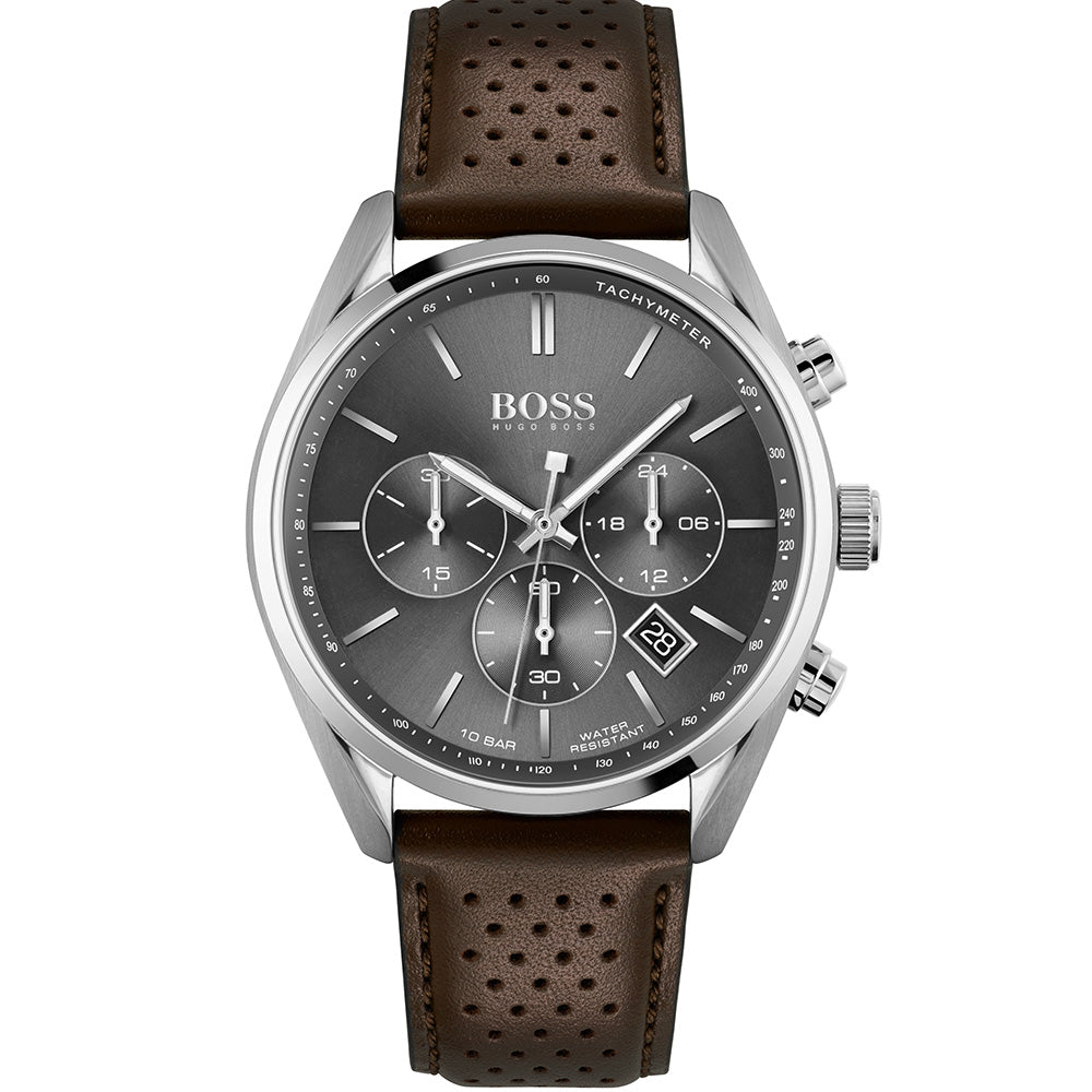 Hugo Boss 1513815 Champion Leather Mens Watch
