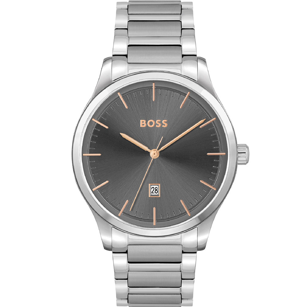 Hugo Boss 1513979 Ready Set Go Stainless Steel Mens Watch