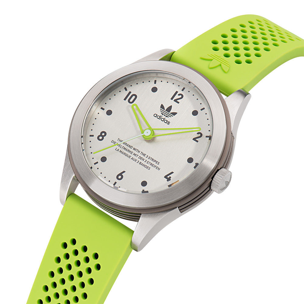 Adidas AOSY23034 Code Three Neon Green Mens Watch