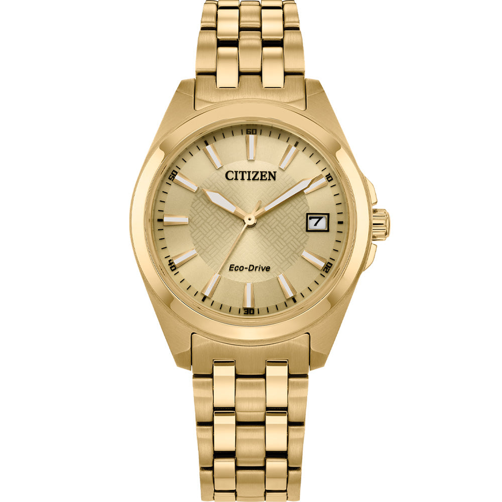 Citizen EO1222-50P Eco-Drive Gold Tone Womens Watch
