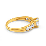 Cubic Zirconia Ring in 9ct Yellow Gold