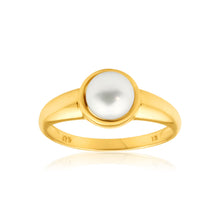 Load image into Gallery viewer, 9ct Yellow Gold 6.5mm Cultured Pearl Ring