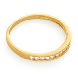 Cubic Zirconia Ring in 9ct Yellow Gold