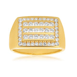 Cubic Zirconia Ring in 9ct Yellow Gold