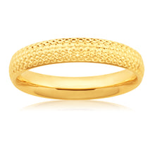Load image into Gallery viewer, 9ct Yellow Gold Dicut Ring