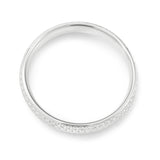 9ct White Gold Dicut Ring