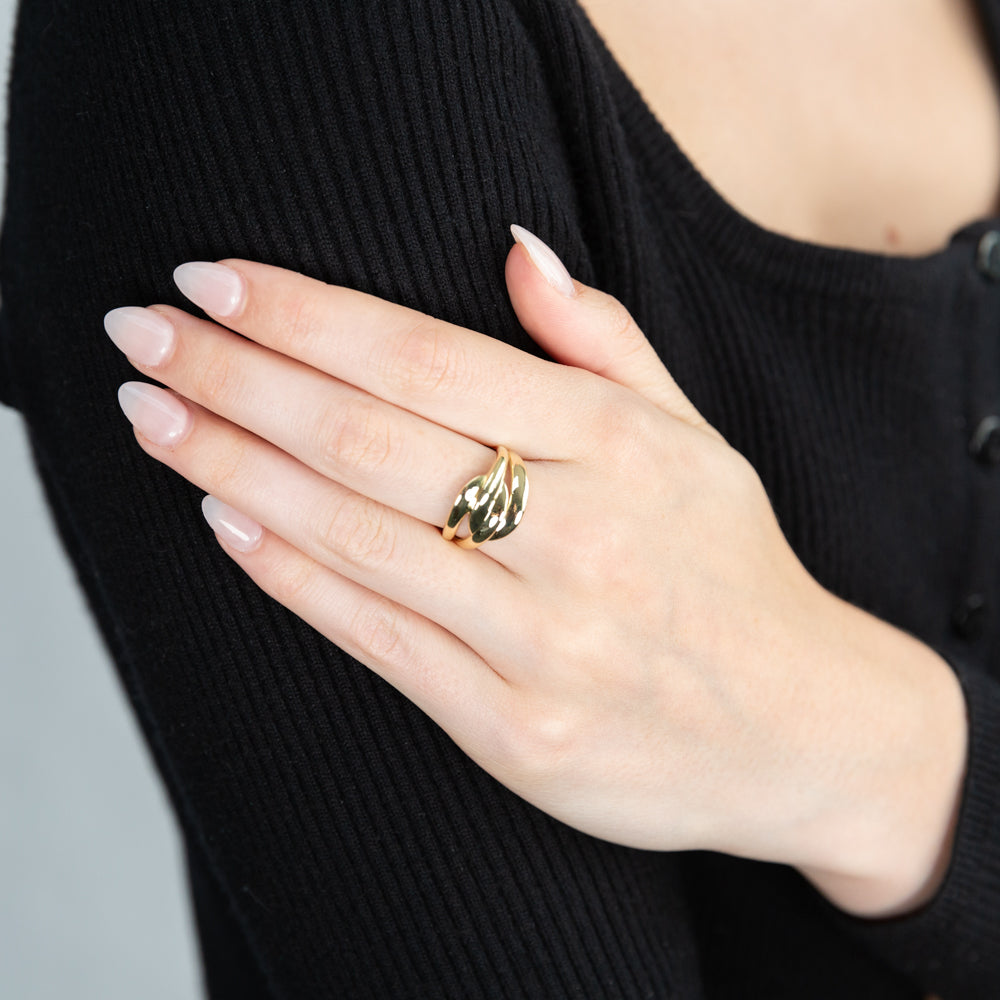 9ct gold twist ring deals
