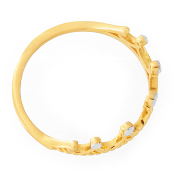 9ct Yellow Gold Crown Ring