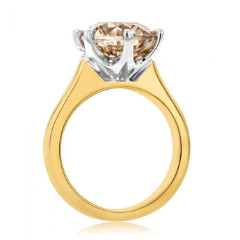 18ct Yellow Gold 3.10 Carat Diamond Solitaire