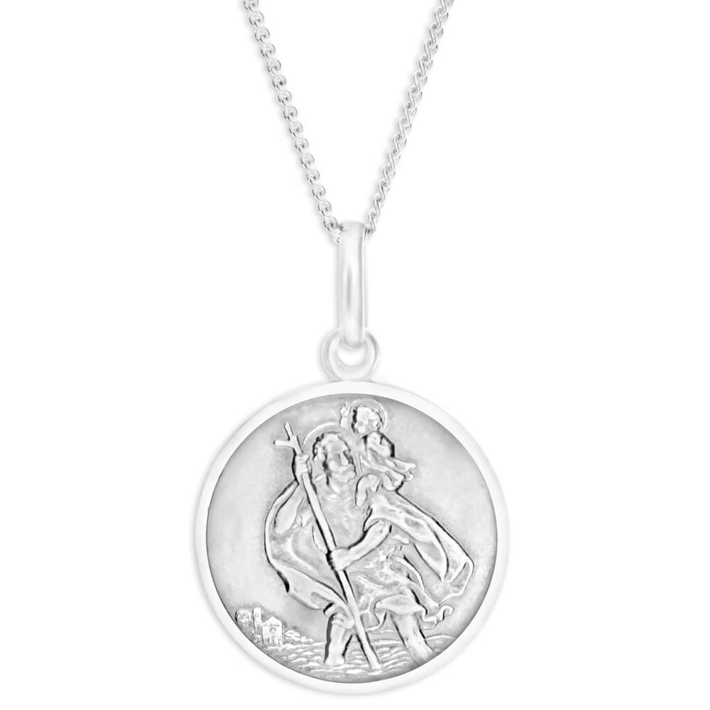 Sterling Silver St Christopher Pendant