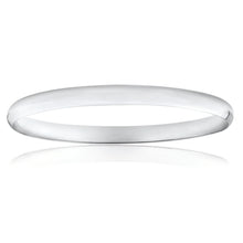 Load image into Gallery viewer, Solid Sterling Silver Plain 6mm Golf 65mm Bangle