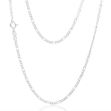 Load image into Gallery viewer, Sterling Silver Figaro 50cm Chain