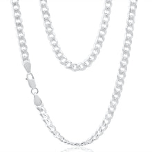 Load image into Gallery viewer, Sterling Silver Curb 150 Gauge 55cm Chain