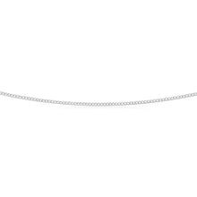 Load image into Gallery viewer, Sterling Silver 50cm 40 Gauge Dicut Curb Chain