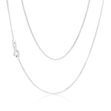 Load image into Gallery viewer, Sterling Silver 90 Gauge 40cm Box Chain