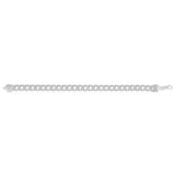 Sterling Silver Curb 210 Gauge Bracelet 23cm