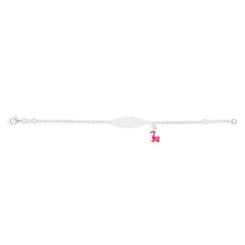 Sterling Silver Duck Drop Baby Bracelet