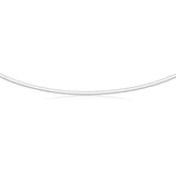 Sterling Silver Omega 2.5mm Necklace 45cm