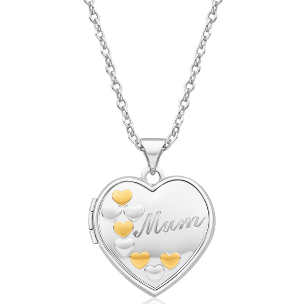 925 Sterling Silver Flower Special Mom Reversible Moveable Heart  Personalized Photo Locket Necklace Charm Pendant
