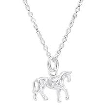 Load image into Gallery viewer, Sterling Silver Prancing Horse Pendant