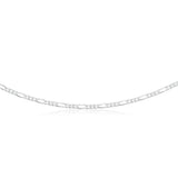 Sterling Silver 50cm Diamond Cut Figaro 1:3 Chain