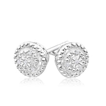 Load image into Gallery viewer, Sterling Silver Diamond Claw Setting Stud Earrings