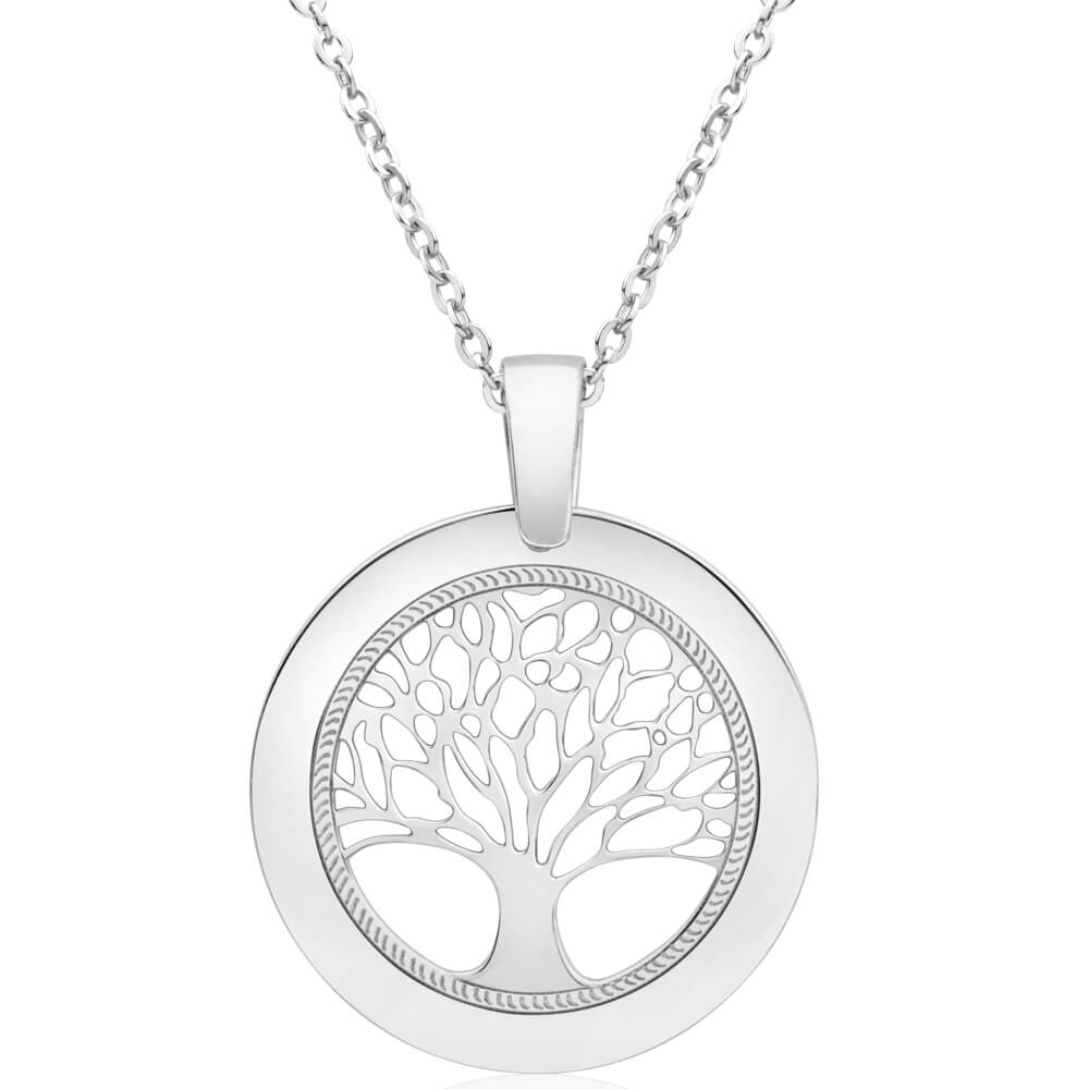 Sterling Silver Tree of Life 25mm Pendant