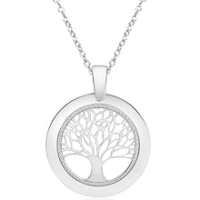 Load image into Gallery viewer, Sterling Silver Tree of Life 25mm Pendant