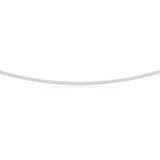 Sterling Silver 60 Gauge Curb Dicut 70cm Chain