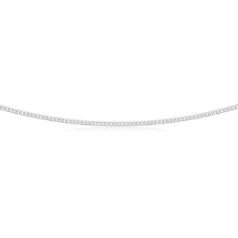 Sterling Silver 60 Gauge Curb Dicut 70cm Chain