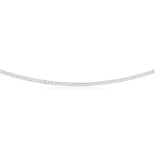 Load image into Gallery viewer, Sterling Silver 80 Gauge Diamond Cut 55cm Curb Chain