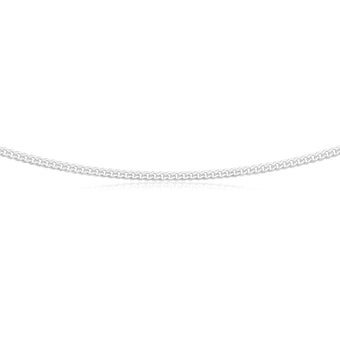 Sterling Silver Curb 80 Gauge 70cm Chain