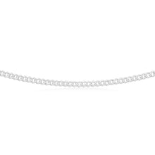 Load image into Gallery viewer, Sterling Silver 100 Gauge Diamond Cut 50cm Curb Chain