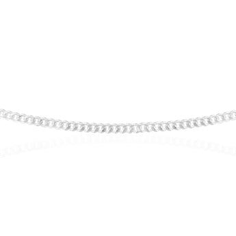 Sterling Silver 100 Gauge Diamond Cut 60cm Curb Chain