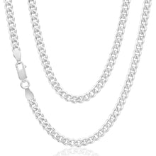 Load image into Gallery viewer, Sterling Silver 120 Gauge Diamond Cut 50cm Curb Chain