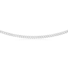 Load image into Gallery viewer, Sterling Silver 120 Gauge Diamond Cut 60cm Curb Chain