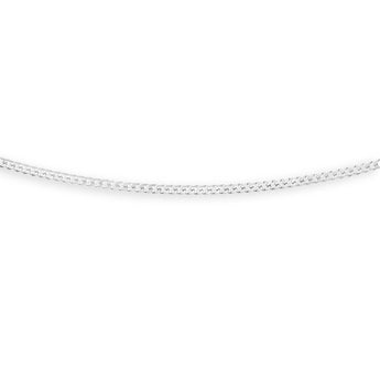 Sterling Silver 120 Gauge Diamond Cut 70cm Curb Chain