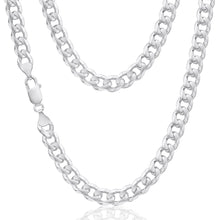 Load image into Gallery viewer, Sterling Silver Dicut Curb Link 220 Gauge Chain 55cm