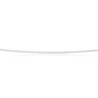 Sterling Silver 30 Gauge 45cm Curb Chain