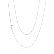 Load image into Gallery viewer, Sterling Silver 45cm 40 Gauge Curb Chain