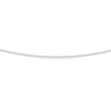 Sterling Silver Curb 60 Gauge 45cm Chain