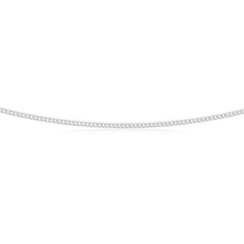 Sterling Silver Curb 60 Gauge 45cm Chain