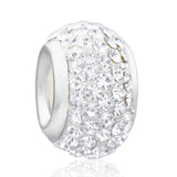 Amadora Sterling Silver White Crystal Charm
